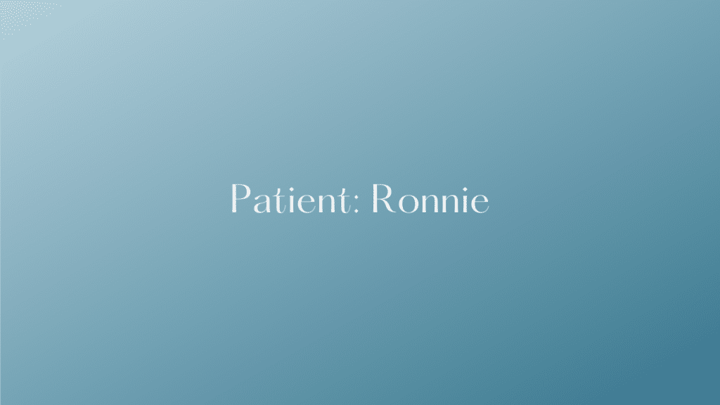 Copy of Ronnie Patient Testimonial